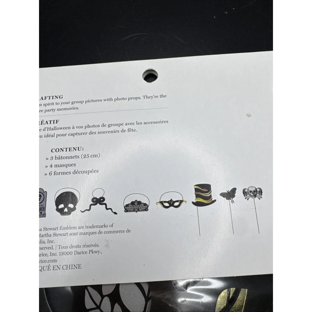 Martha Stewart Crafts Halloween Party Supply Decor Photo‎ Props Masks Selfie
